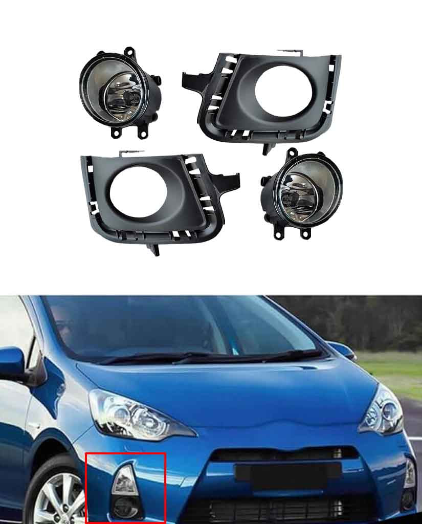 Toyota Aqua 2012-14 Fog Lamps   Toyota Aqua Fog Lamps Model 2012-2014 aqua 2012 fog lights toyota aqua lights Buy Toyota Aqua DLAA Fog Lamps Bumper Light