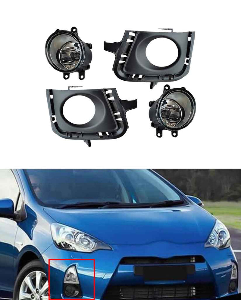 Toyota Aqua 2012-14 Fog Lamps   Toyota Aqua Fog Lamps Model 2012-2014 aqua 2012 fog lights toyota aqua lights Buy Toyota Aqua DLAA Fog Lamps Bumper Light