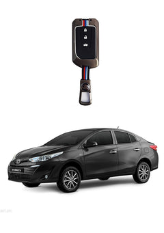 Toyota Yaris 1.5 Ativ Model 2020-2022 Key Cover with Metal Shell