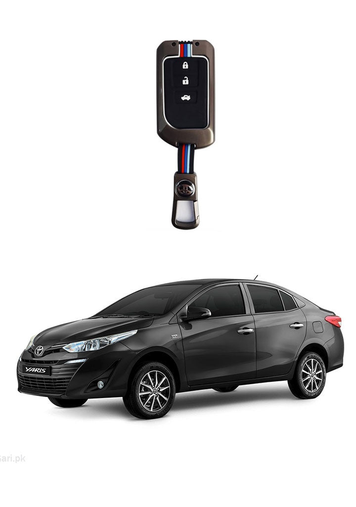Toyota Yaris 1.5 Ativ Model 2020-2022 Key Cover with Metal Shell