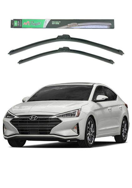 Hyundai Elantra Model 2021-2023 Premium Silicone Wiper Blade ??? Trims