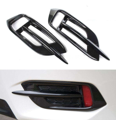 Honda Civic Model 2016-2021 Rear Bumper Carbon Fiber Trim