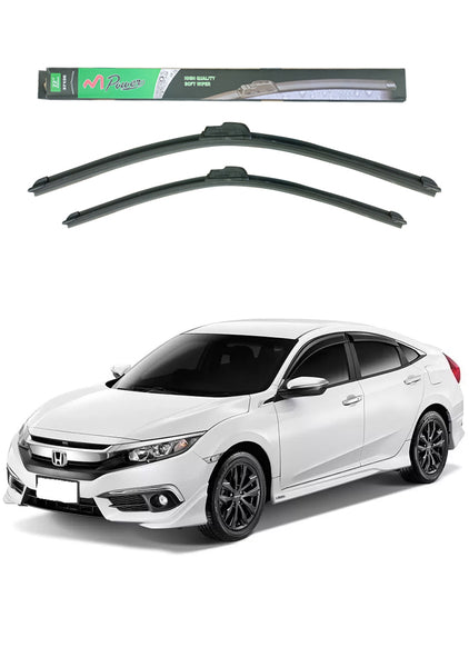 Honda Civic  (MK 9) Estate 2013 - 2017 Aero Flat Wiper Blades