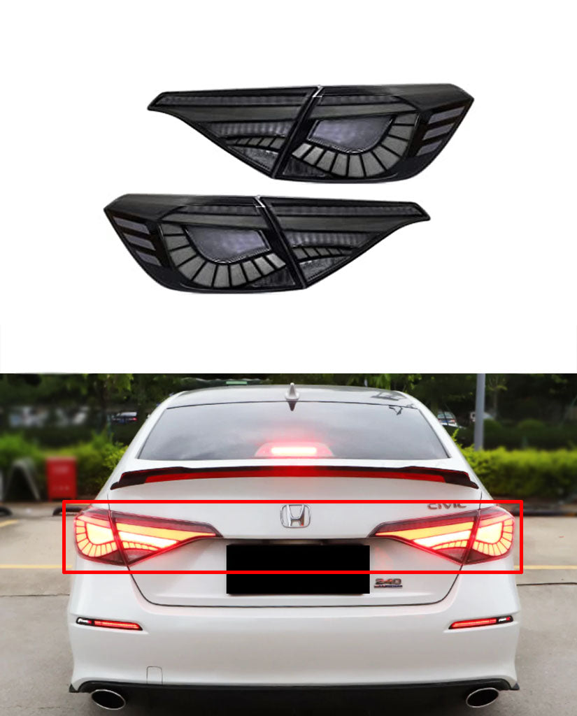 Buy Car LED Back lights Tail Lights Online in PakistanBuy Honda Civic Tail Lamps Rear Lamps Snake Style Buy Honda Civic Snake Style Lava Back Lamps Light Red  Honda Civic Snake Style Tail Lamps Smoke 2022-2023  honda civic tail light bulb honda civic tail light replacement honda civic tail light bulb size honda civic tail light price in pakistan honda civic tail light bulb replacement honda civic 2023 price in pakistan