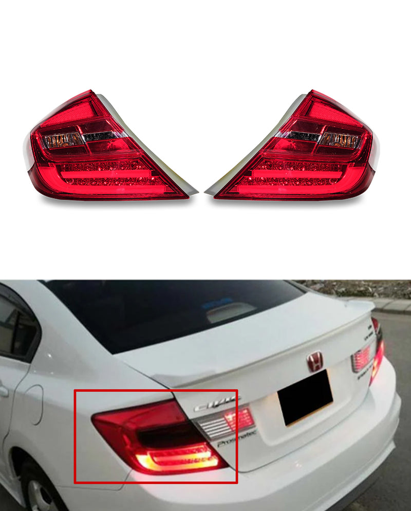 Honda Civic Rebirth Back Led lights Model 2012-2016