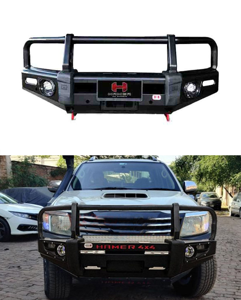 revo hammer bumper price in pakistan vigo hammer bumper price hamer front bumper hamer bumpers toyota revo front bumper price in pakistan toyota hamer 4x4 price in pakistan 4x4 / SUV Complete Range in Pakistan Toyota Hilux Vigo Hamer Front Bull Bar Double Fog lamp Hamer Night Fury Roll Bar For Toyota Hilux Revo / Rocco Bull & Roll Bars - 4X4 Accessories