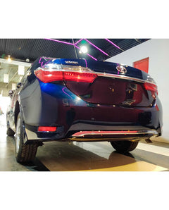 TOYOTA COROLLA GENUINE REAR BUMPER CHROME GARNISH