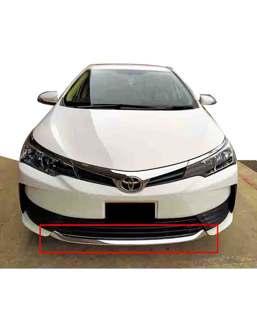 Toyota Corolla Model 2017-2022 Front Bumper Genuine Chrome Trims