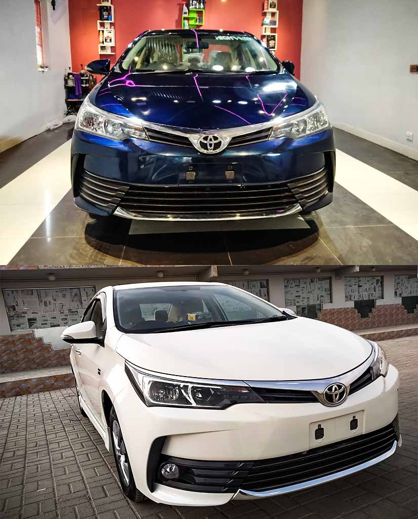 Original Genuine Bumper Chrome corolla 2017-21