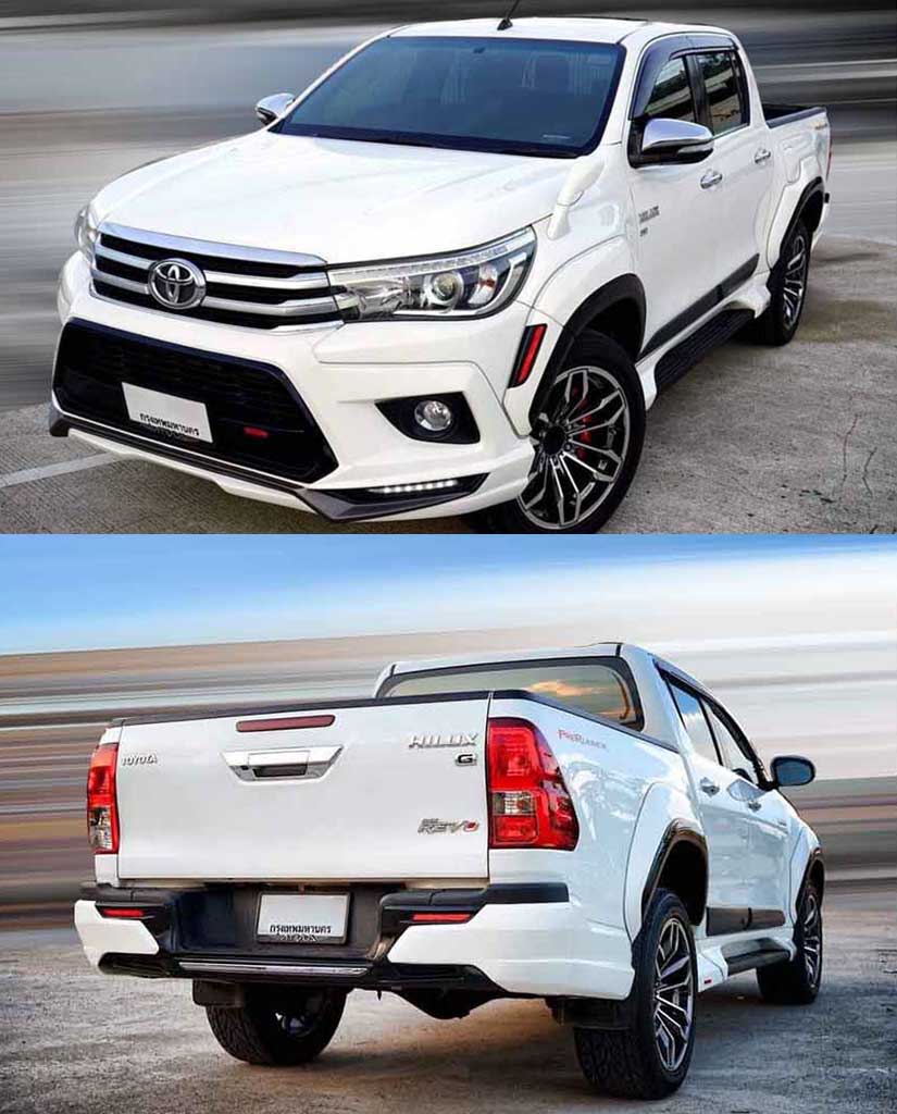 Toyota Hilux Revo Rear Extension TRD Body Kit 2016-2021Ativus Body Kit for Toyota Hilux RevoToyota Hilux Revo Body Kit Ativus 2016-2019 Toyota Hilux Revo Ativus Body Kit Thailand 2016-2019 Toyota Hilux Revo Model 2016-2021 Ativus Body Kit