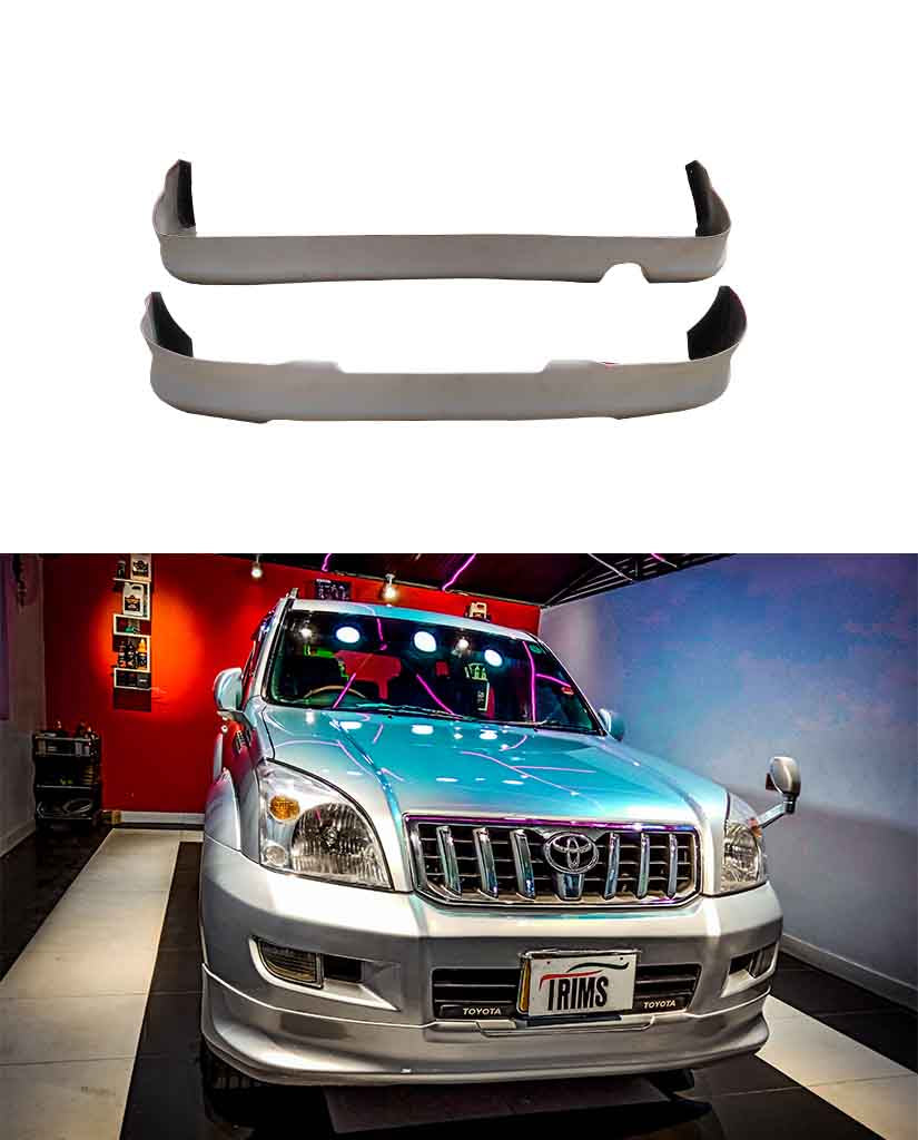 Prado 2002 2003 2004 2005 2006 2007 2008 body kit bumper lips front & rear extension