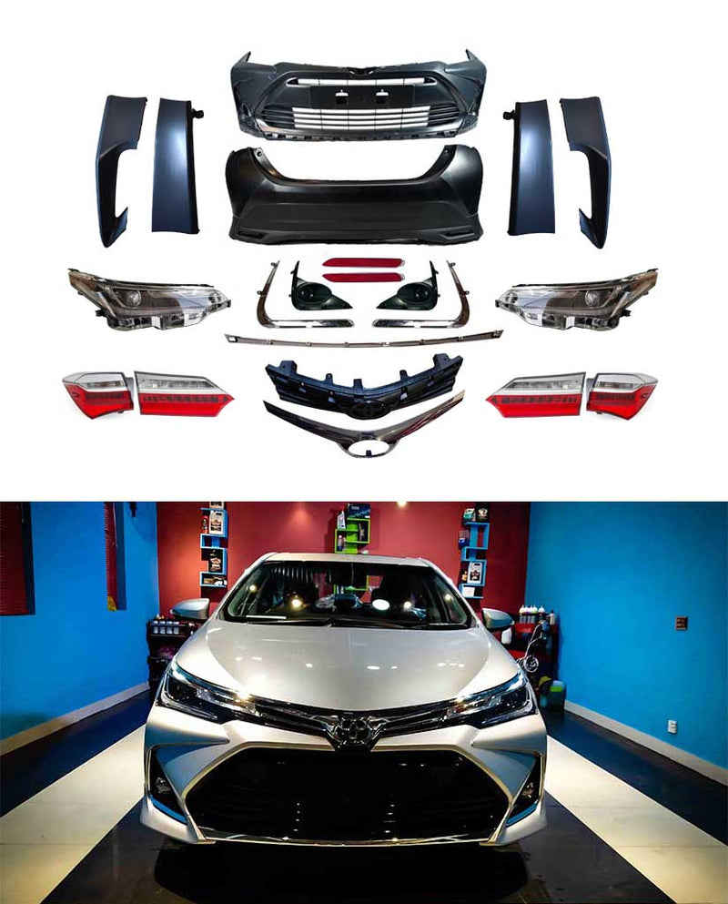 toyota corolla facelift accessories pakistan,corolla facelift conversion  corolla facelift conversion, corolla facelift kit, Altis X Facelift,Corolla X Grande Facelift, can we covert corolla to facelift, how to facelift my old corolla