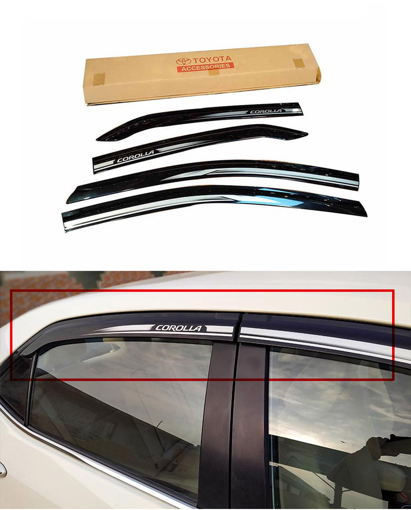 Toyota Genuine Airpress door visor for corolla all models