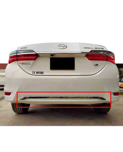 Chrome trims rear bumper corolla  2014 2015 2016 2017 2018 2019 2020 2021 2022