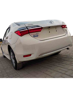 TOYOTA COROLLA GENUINE REAR BUMPER CHROME trim 2014 to 2021 corolla