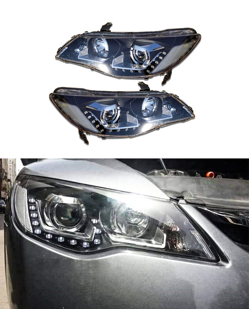 honda civic reborn headlights,2006 honda civic led headlights  honda civic headlights price in pakistan, 2009 honda civic headlight   honda civic headlight assembly replacement, Honda civic projector headlights,  Honda civic 2006,2007,2008,2009,2010,2011,2012 aftermarket headlights