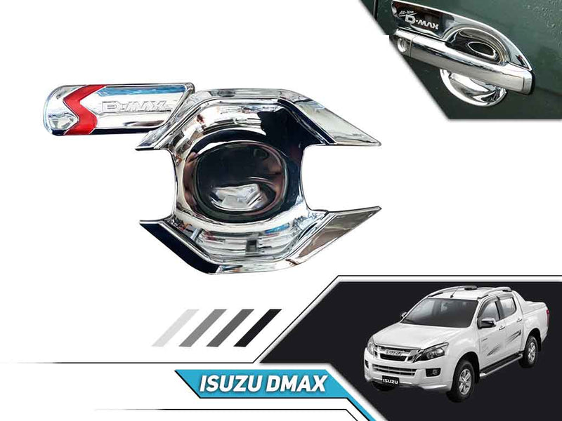 isuzu d max accessories isuzu d max accessories pakistan isuzu d max front bumper price isuzu d max price in pakistan Isuzu D-Max Inner Door Handle Bowl Carbon Fiber 2018-2019 Chrome Door Handle Bowl for Isuzu Dmax 4Pcs/Set ABS Chrome Car Door Handle Bowl Cover