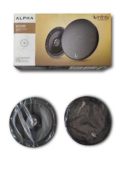 Infinity Alpha Two-Way Coaxial Car Speaker 6520 6.5 inch 280W – Trims