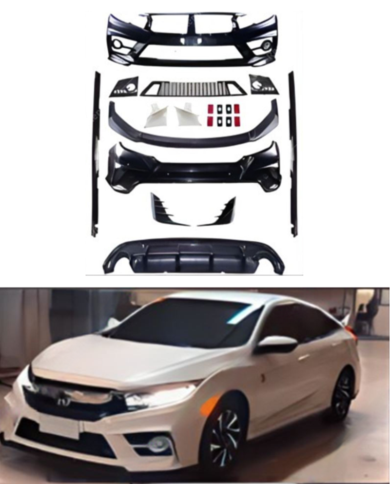 Honda Civic Model 2016-2021 FC 450 Style Body Kit