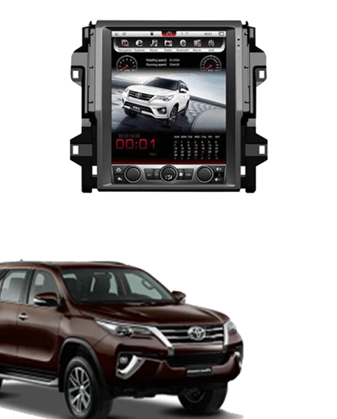 Toyota Fortuner Model 2016-2022 Android Tesla Style IPS Display Multim ...