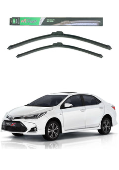 Toyota Corolla Model 2016 to 2023 Premium Silicone Wiper Blades