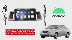 Toyota Corolla Model 2005 Android LCD Multimedia Panel 9 Inch