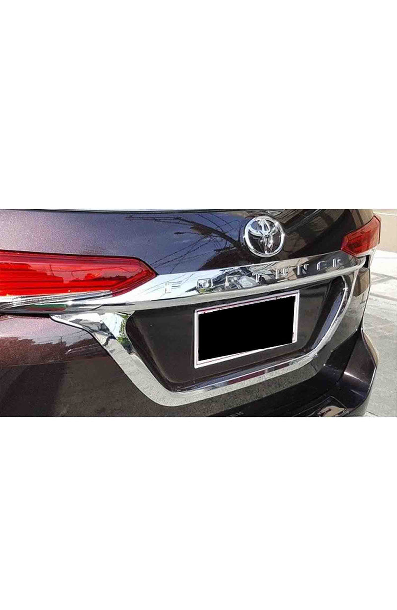 Toyota Fortuner Model 2016-2022 Trunk/ Back Chrome Garnish