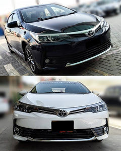 Toyota Corolla Model 2017-2022 Front Bumper Genuine Chrome Trims