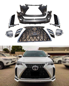 Toyota Fortuner Lexus Style bodykit 2022, Toyota Fortuner 2016 2017 2018 2019 2020 2021 lexus conversion  