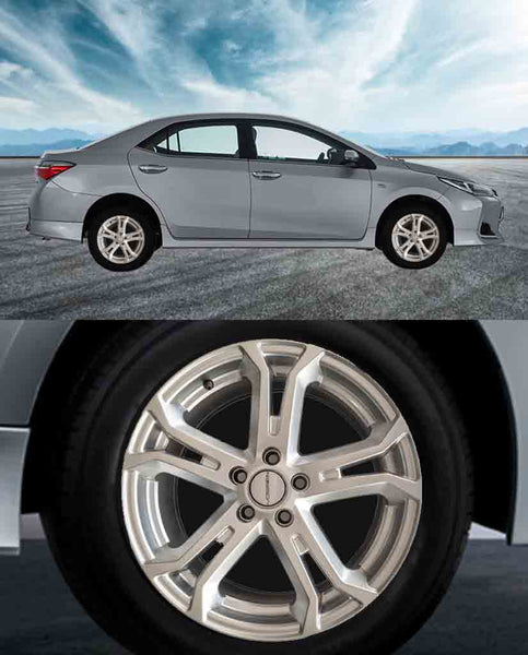 Universal Dezent Silver Alloy Rims 17 Inches – Trims