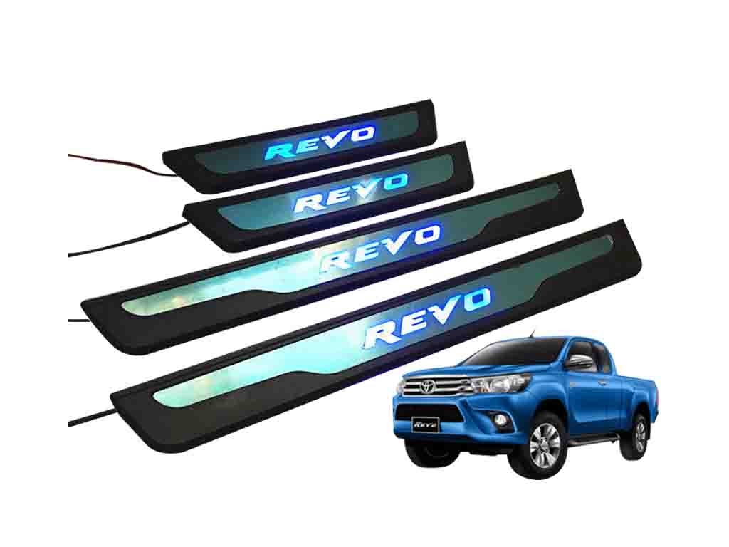 Toyota Hilux Revo Model 2016-2021 Led Door Sill Scuff Plate
